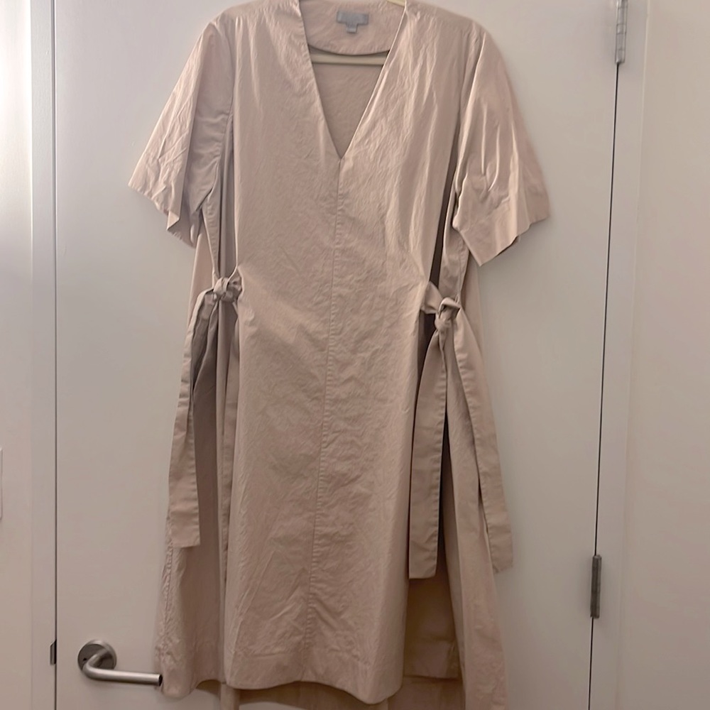 COS Cotton Dress in Dusy Rose US 12